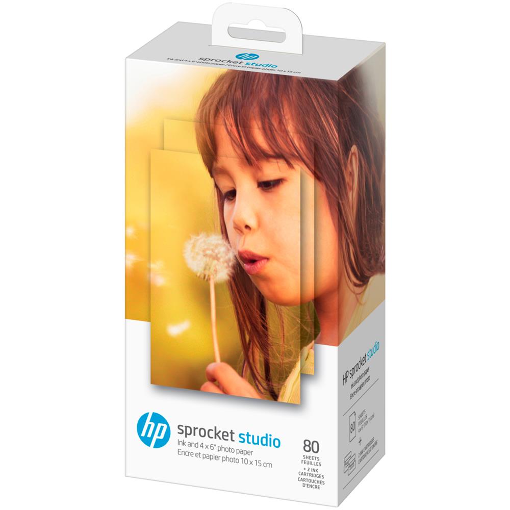 Sprocket Studio Ink and Photo Paper-80 sheet / 10 x 15 cm (4 x 6 in) carta inkjet - Foto 1