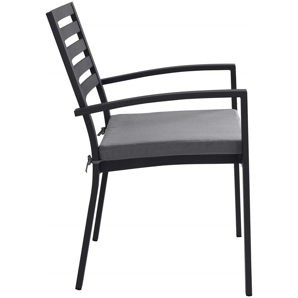 Dexter - Poltrona Da Giardino In Alluminio Impilabile Con Cuscino - Foto 2