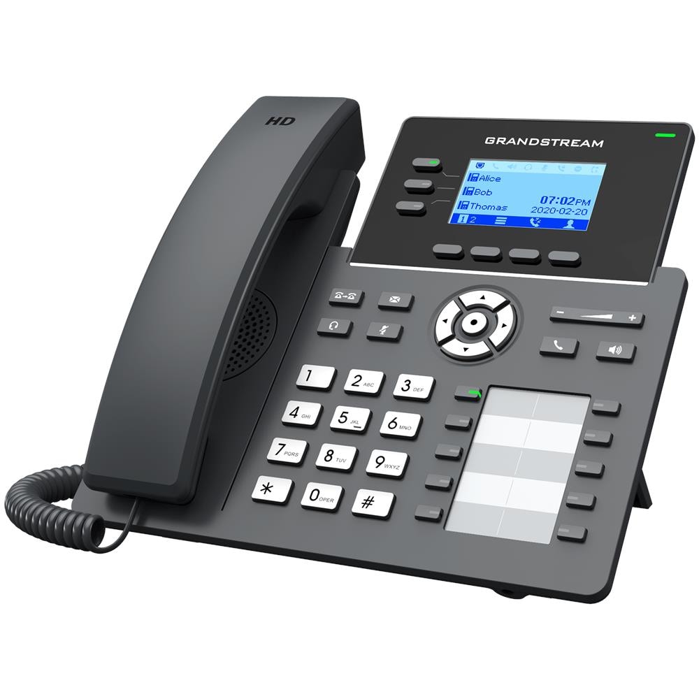 Networks Grp2604p Telefono Ip Nero 3 Linee Lcd - Foto 3