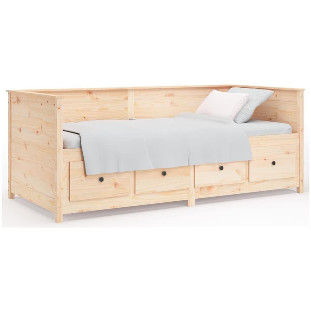 Dormeuse 75x190 Cm In Legno Massello Di Pino - Foto 2