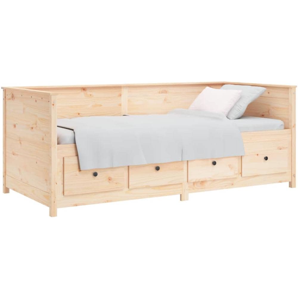 Dormeuse 75x190 Cm In Legno Massello Di Pino - Foto 3