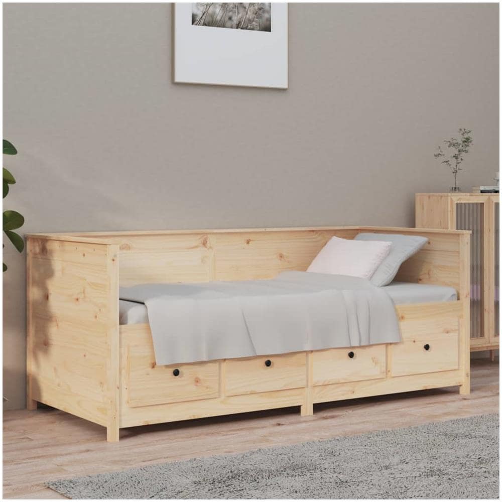 Dormeuse 75x190 Cm In Legno Massello Di Pino - Foto 1
