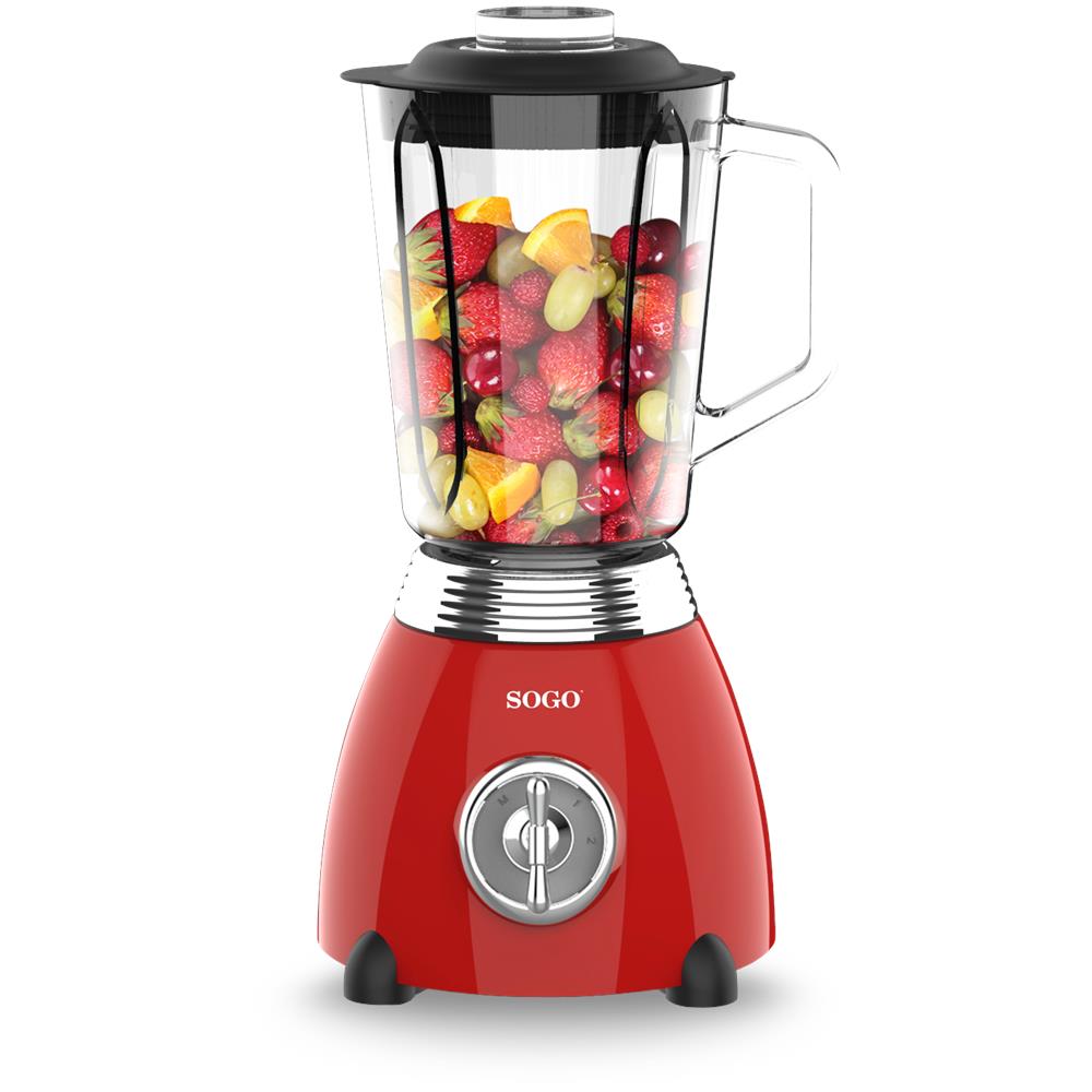 Frullatore BAT-SS-5560 Capacità 1.5 Litri Potenza 500 Watt Colore Rosso - Foto 1