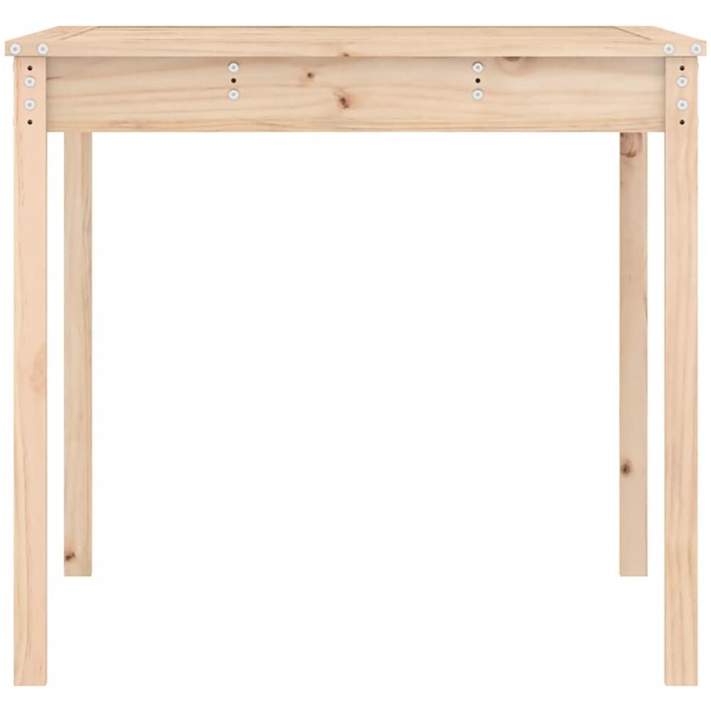 Tavolo Da Giardino 121x82,5x76 Cm In Legno Massello Di Pino - Foto 2