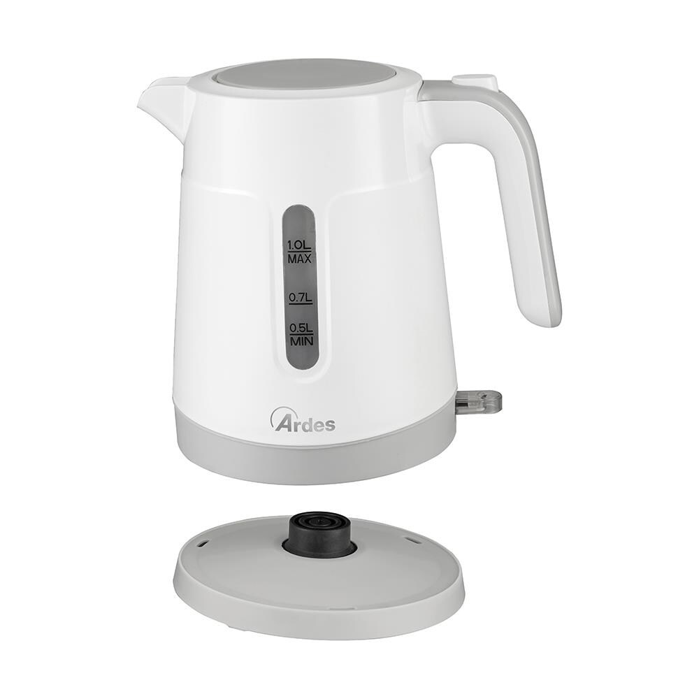 Bollitore Elettrico ARBOL01 Capacità 1 L Potenza 2200 W Colore Bianco - Foto 2