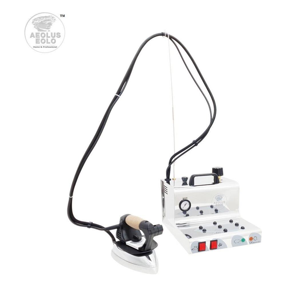 EOLO Ferro a Caldaia GVK2 V6 Professionale con Paravapore Caldaia in Rame a Risparmio Energetico Resistenza Esterna Anticalcare Corazza Acciaio Inox Garanzia 5 Anni - Foto 1