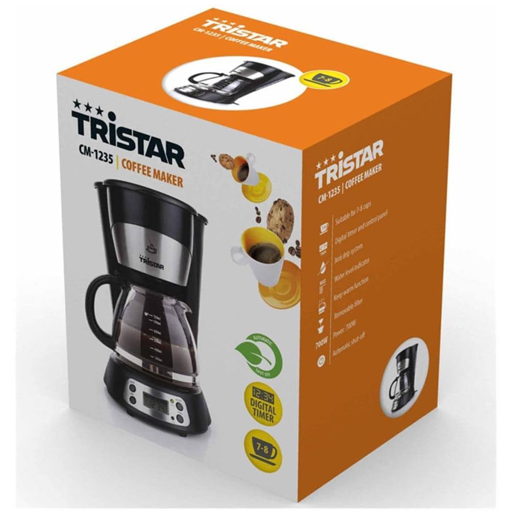 CM-1235 Macchina Caffè Americano 8 Tazze Potenza 700 Watt Colore Nero / Acciaio Inox - Foto 6