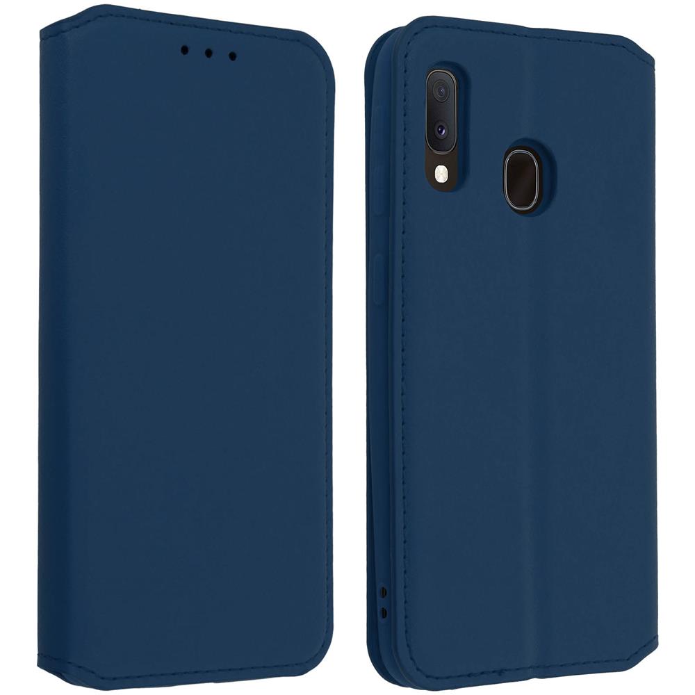 Custodia Samsung Galaxy A20e Portacarte Funzione Supporto Blu - Foto 1
