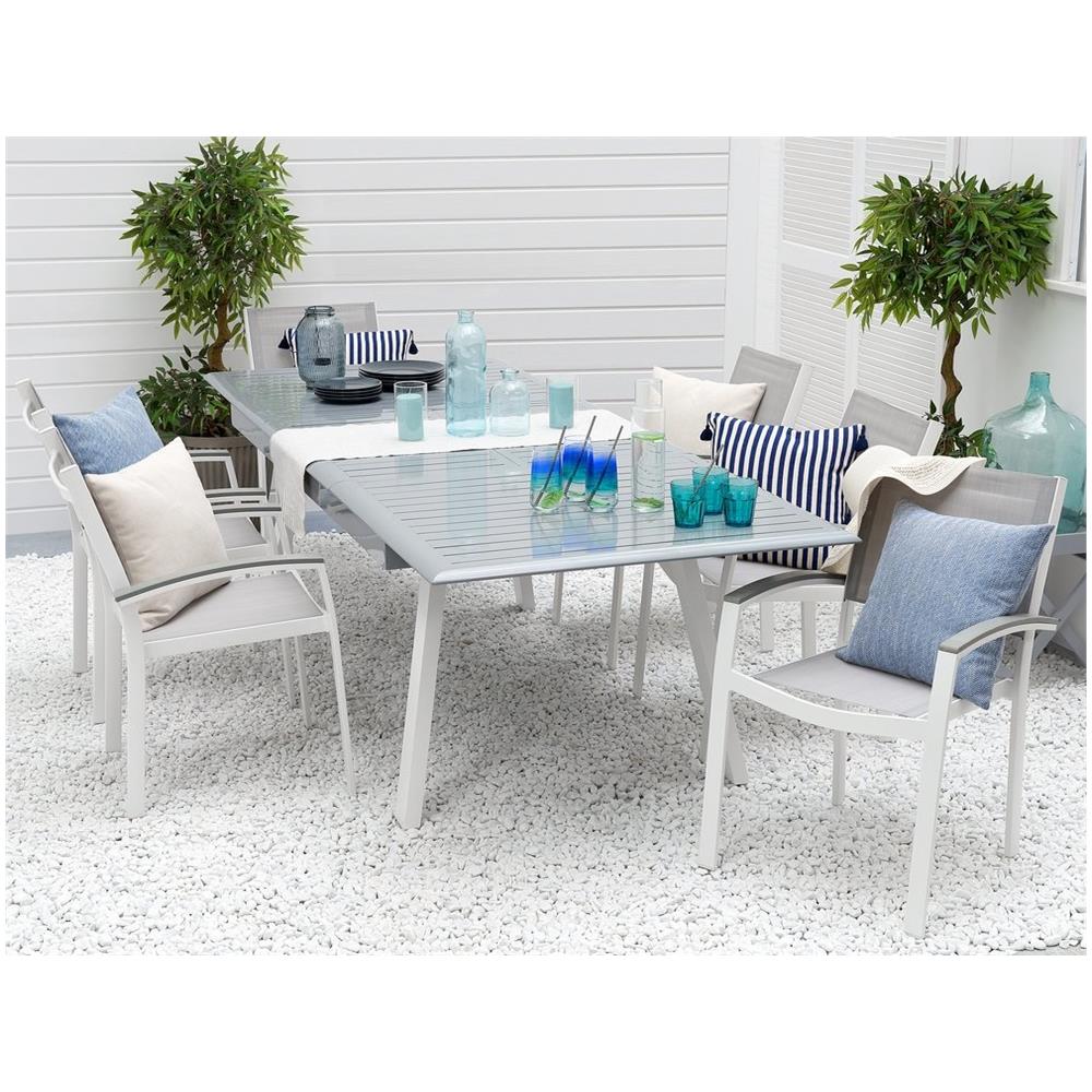 Set Di 2 Sedie Da Giardino In Colore Grigio Pereta - Foto 2