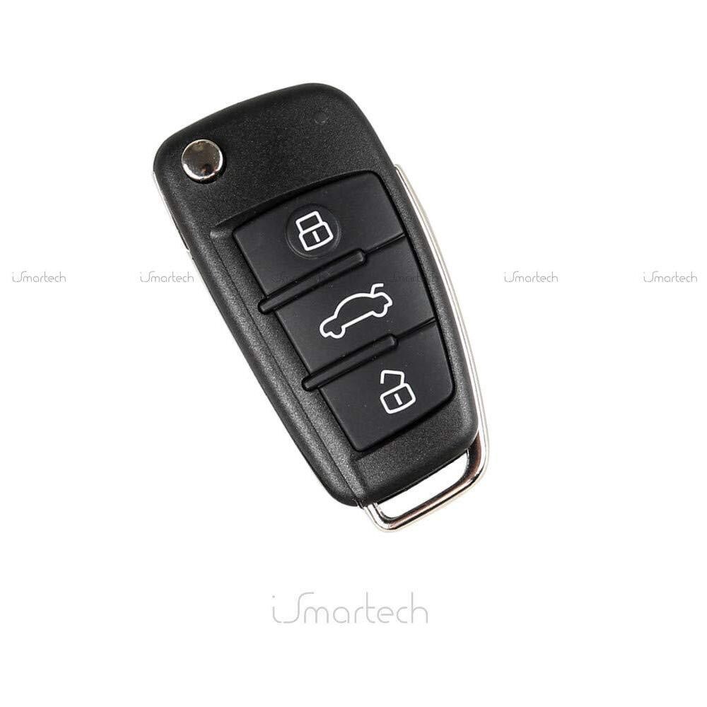 Copertura Shell Chiave A Distanza Di Ricambio Di Controllo 3 Pulsanti E Blade Audi A1 A3 A4 A6 A8 Q5 Q7 Chiave Au003 Spare Parts Auto Shell Chiave Compatibile Senza Marchio Elettronico E Transponder - Foto 2