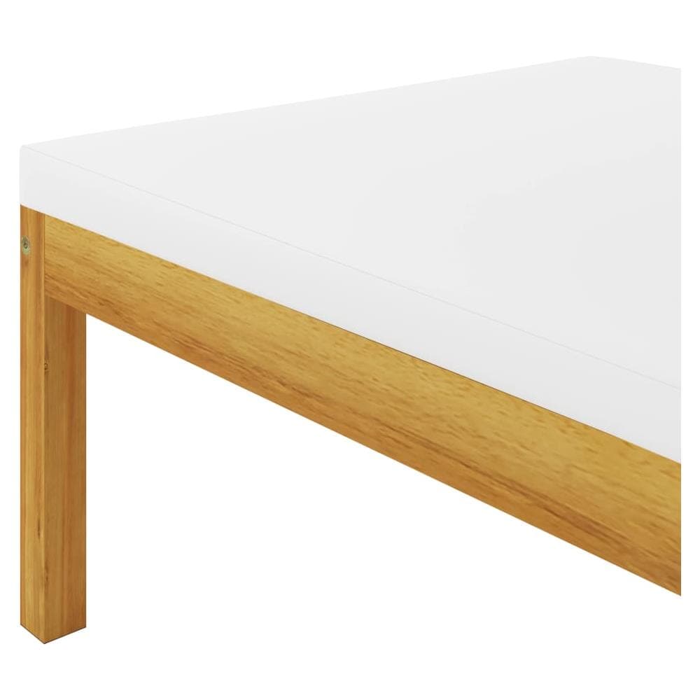 Set Divani Da Giardino 8 Pz Con Cuscini Crema Massello Acacia - Foto 8