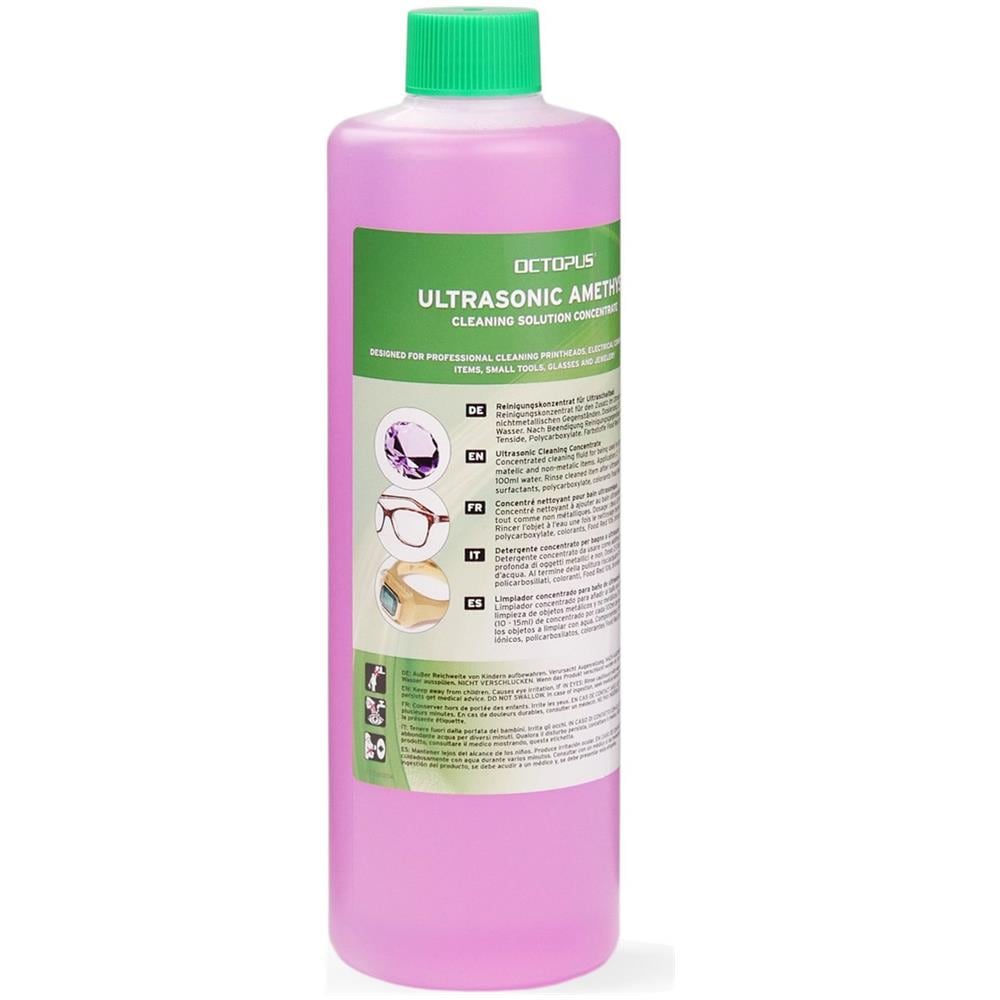 500 Ml Ultrasonic Cleaner Concentrato Per Pulitori Bagno A Ultrasuoni Con Il Rilascio Di Grasso In Pi Lucentezza E Chiarificatore Potente Per Occhiali Gioielli Monete E Componenti Meccanici Di Pulizia - Foto 1