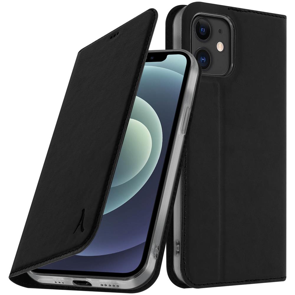 Custodia Per Iphone 12 Mini Portadocumenti Supporto Video Nero - Foto 5