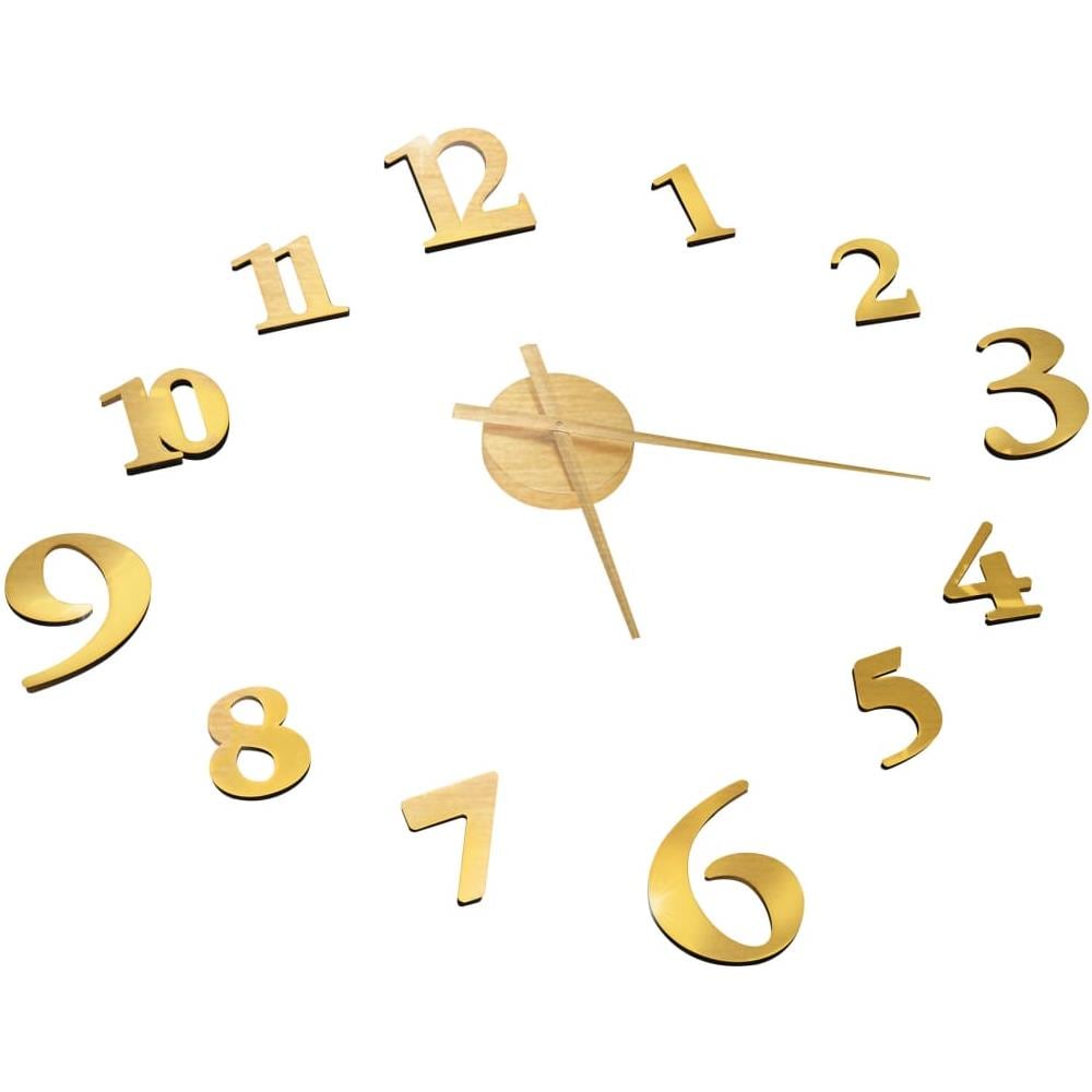Orologio da Parete 3D Design Moderno Oro 100 cm XXL - Foto 2