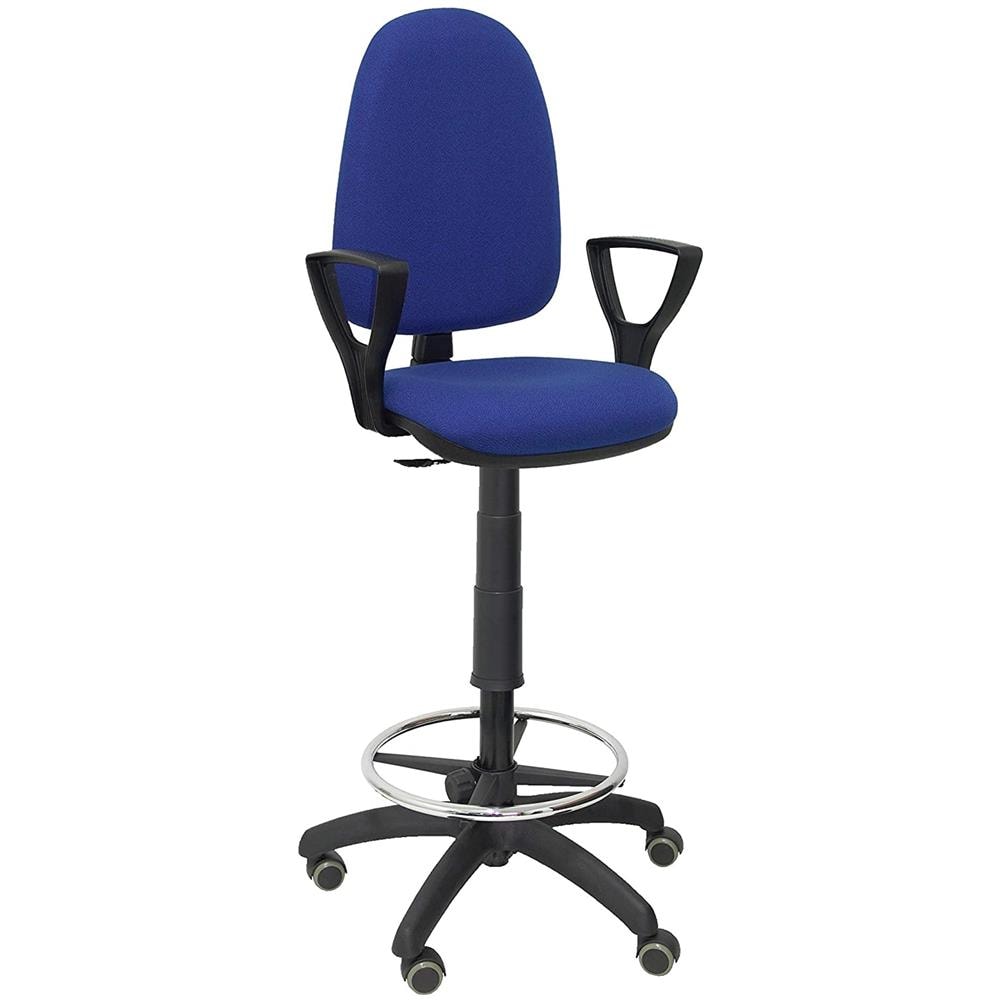 Piqueras Crespo E T04cp-sgabello Ergonomica, Regolabile In Altezza, Anello Parquet Di Ruote E Poggiapiedi Giallo - Foto 5