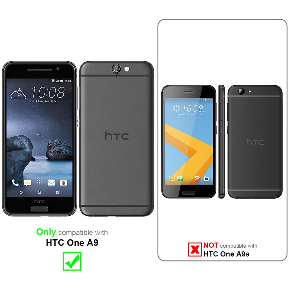 Catena Di Telefoni Cellulari Compatibile Con Htc One A9 In Arancio Blu Bianco - Coperchio Protettivo In Silicone Con Anelli D'argento, Cinturino In Corda E Custodia Staccabile - Foto 2
