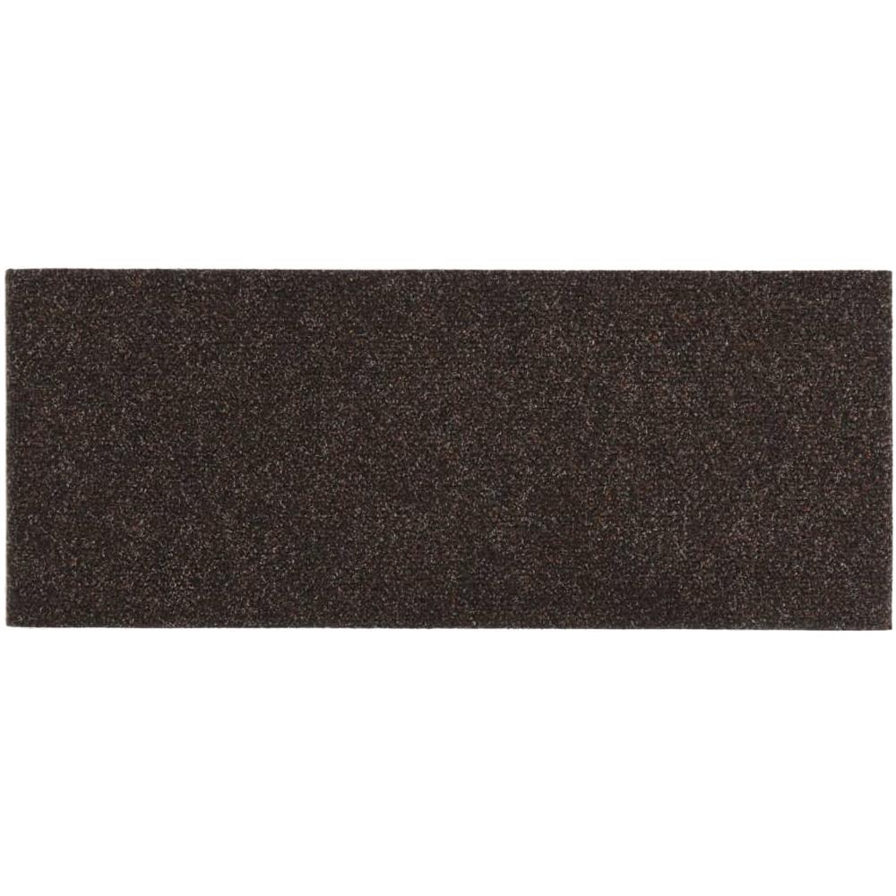 Tappeti Adesivi Rettangolari Scale 15 Pz 60x25 Cm Marrone Scuro - Foto 6