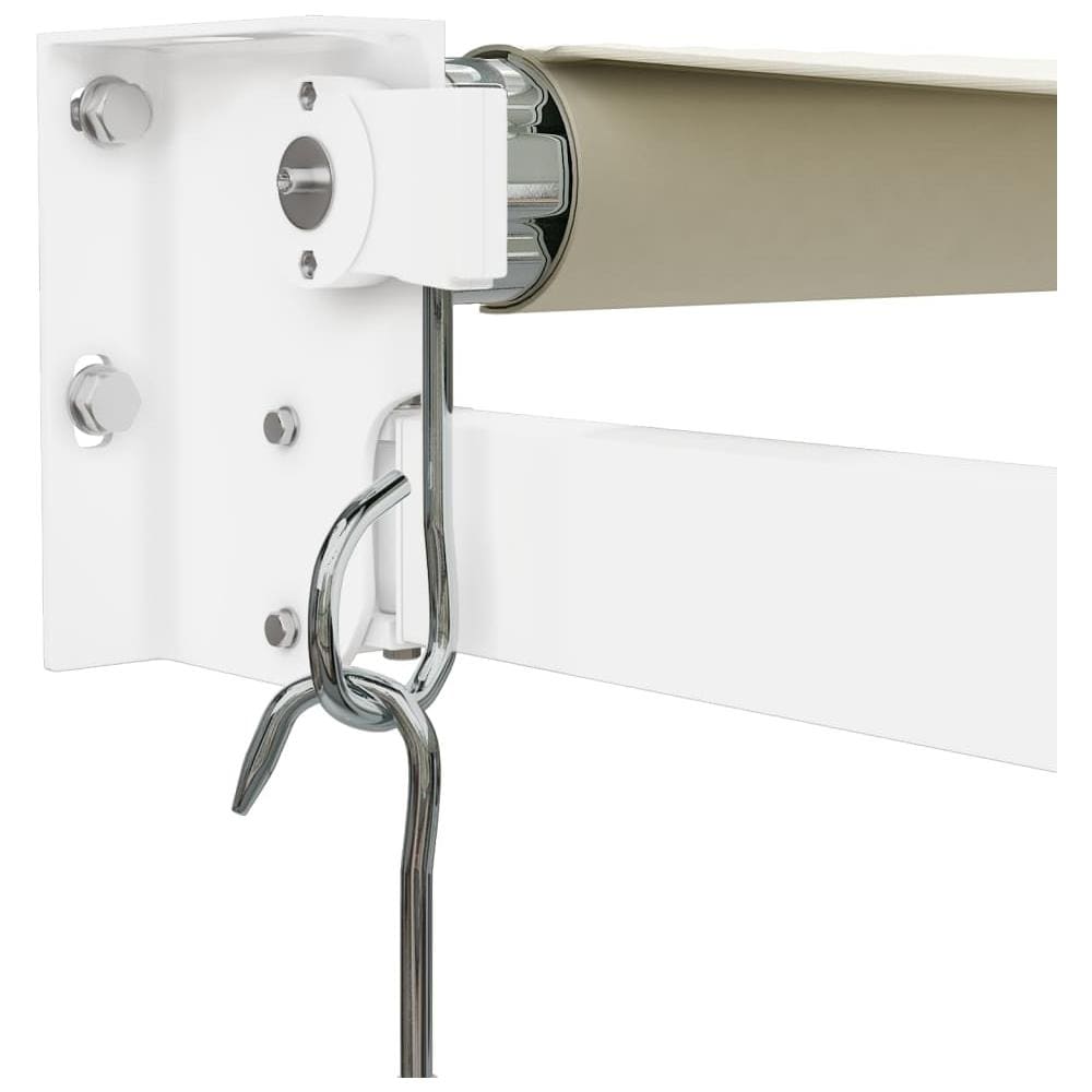 Tenda Da Sole Retrattile Crema 4,5x3 M In Tessuto E Alluminio - Foto 2