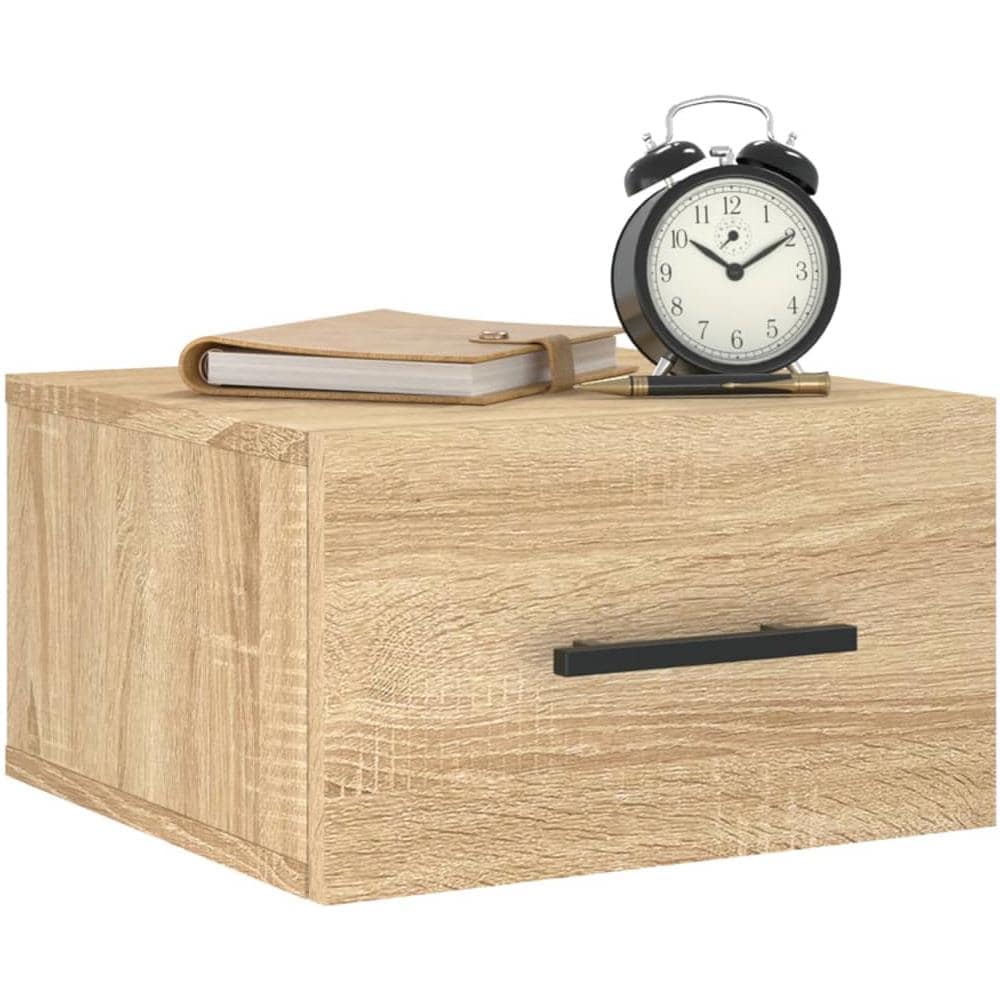 Comodini A Muro 2 Pz Rovere Sonoma 35x35x20 Cm - Foto 3