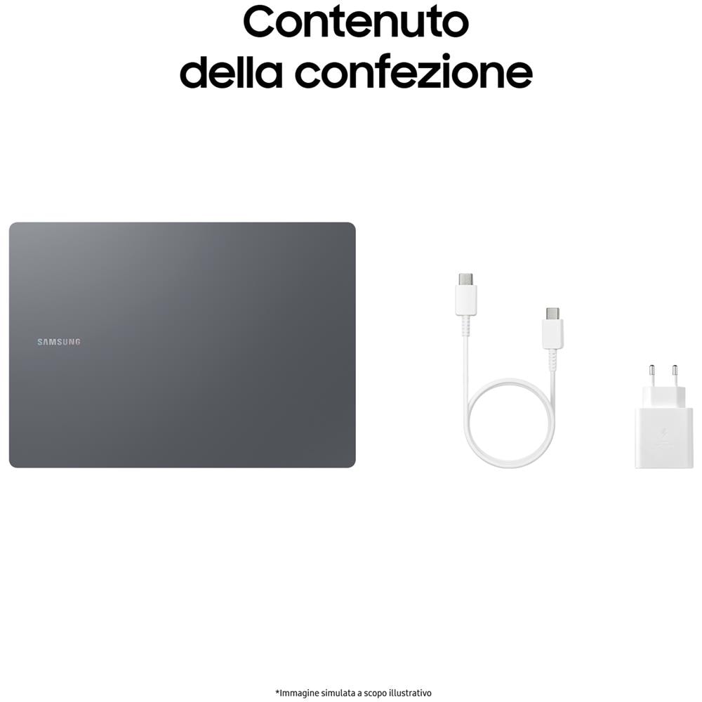 Notebook Galaxy Book4 Pro Laptop Monitor 16" 3K Intel® Core™ Ultra 7 155H Ram 16 GB SSD 512 GB Intel Arc Graphics 1 x 3.1 Gen 1 Type A 2 x 3.1 Gen 1 di tipo C Windows 11 Home - Foto 9