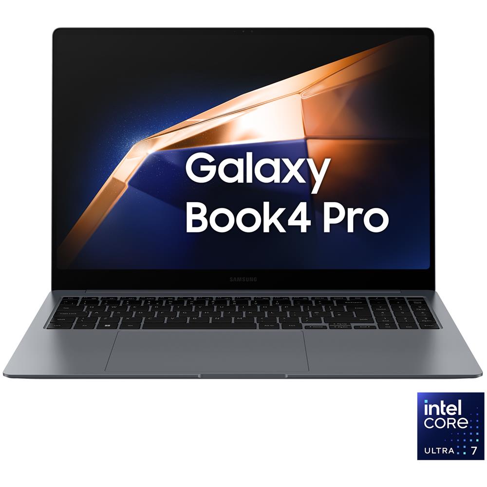 Notebook Galaxy Book4 Pro Laptop Monitor 16" 3K Intel® Core™ Ultra 7 155H Ram 16 GB SSD 512 GB Intel Arc Graphics 1 x 3.1 Gen 1 Type A 2 x 3.1 Gen 1 di tipo C Windows 11 Home - Foto 1