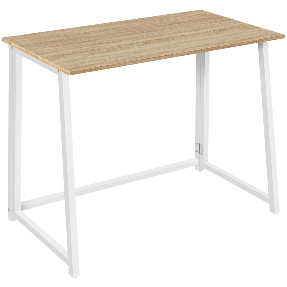 Scrivania per computer Valora MAX 1.0 Sonoma White pieghevole in acciaio - Foto 1
