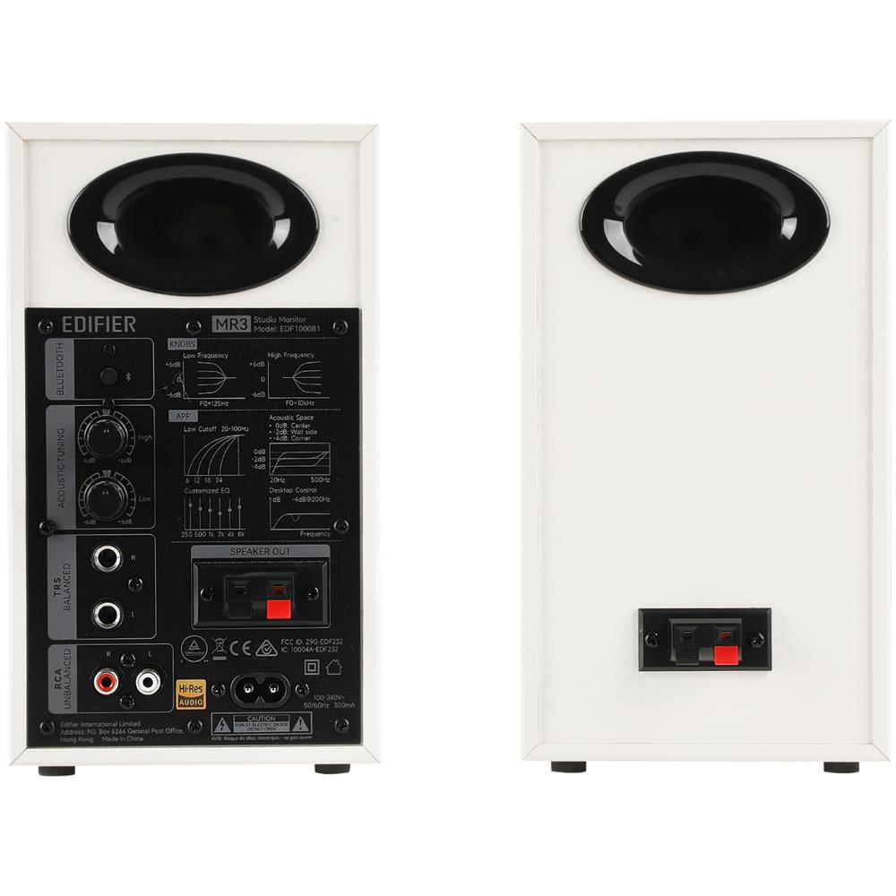 MR3 Diffusori da studio attivi Bluetooth 2.0, Hi-Res, controllo tramite App, 2x18W, bianco - Foto 1