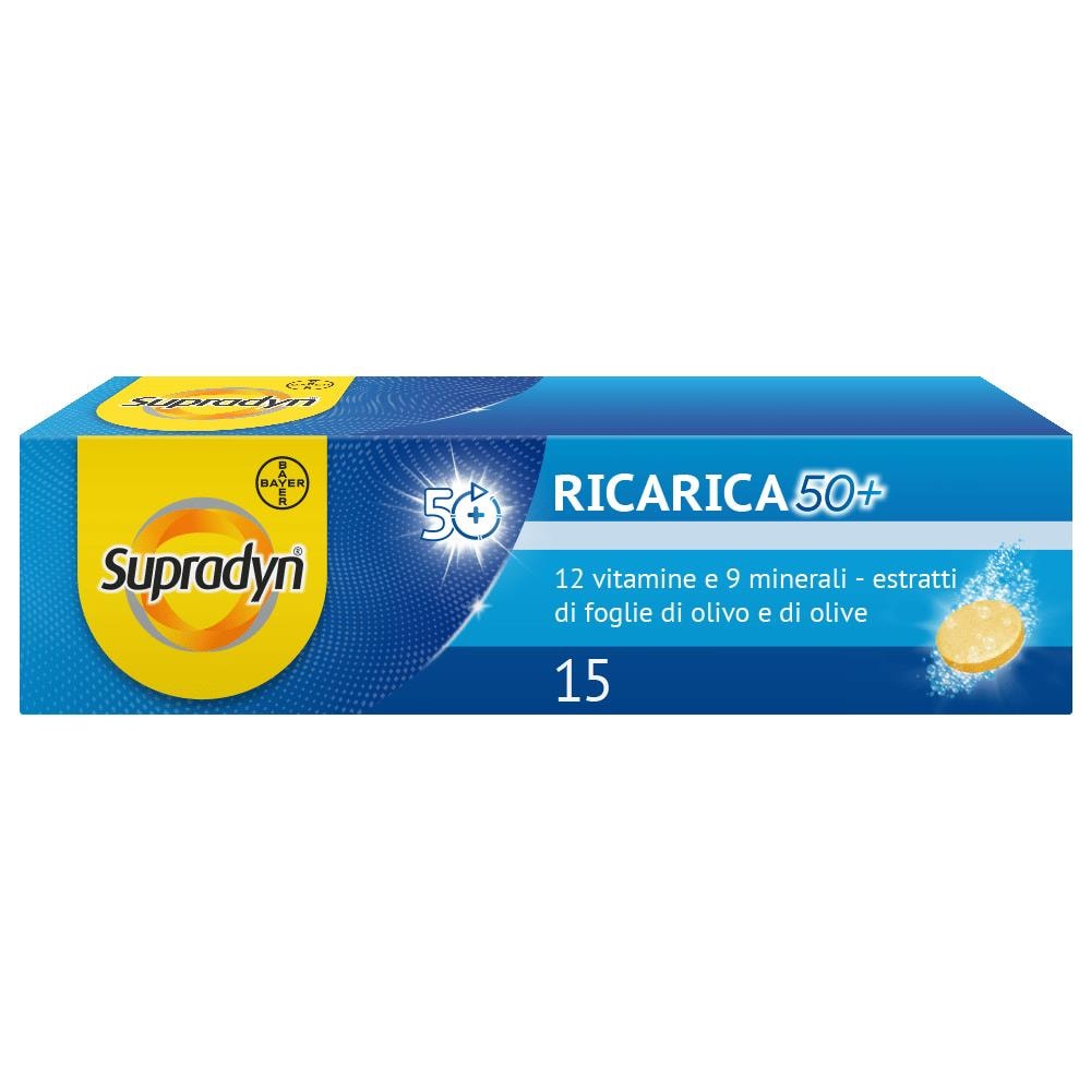Supradyn Ricarica 50+ 15 Compresse Effervescenti - Foto 1