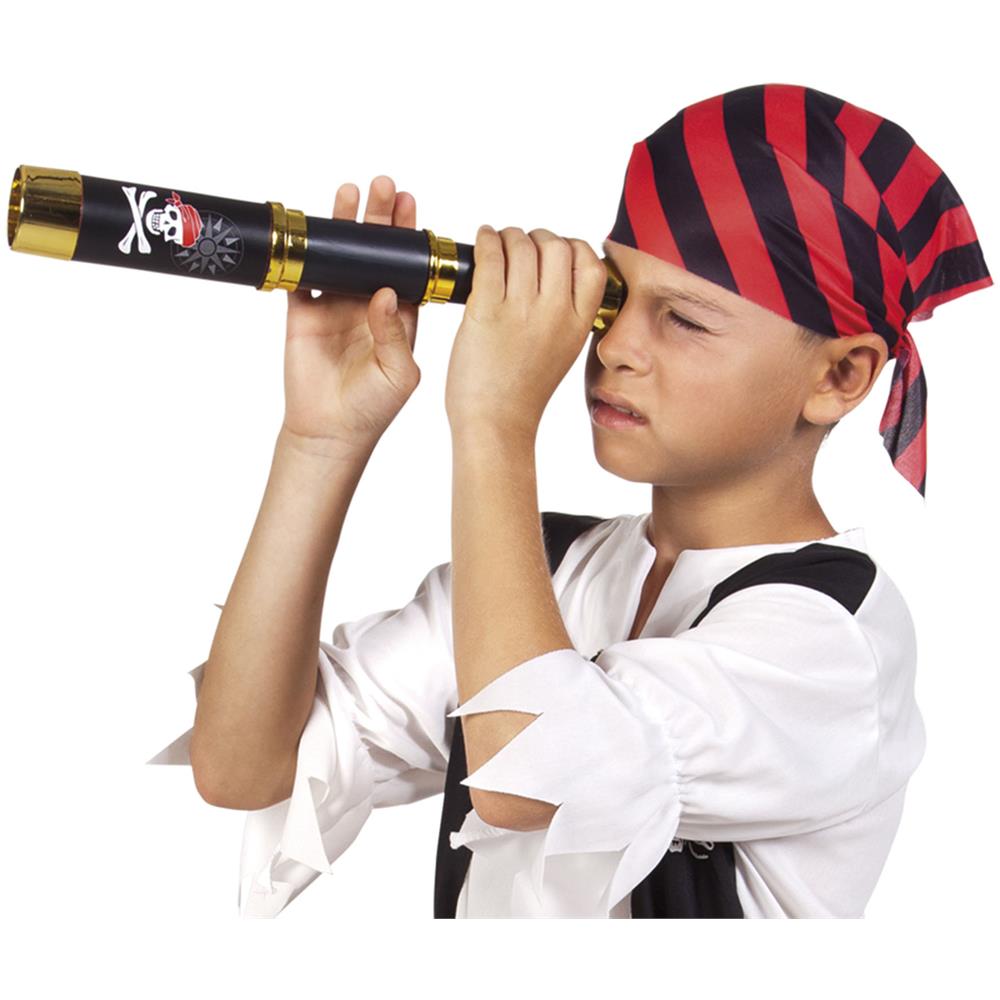 Cannocchiale Pirata Lungo 32 Cm Taglia Unica - Foto 1