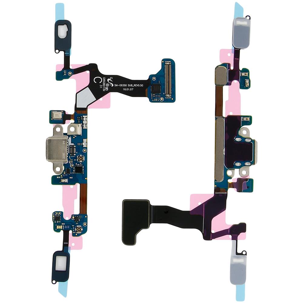 Connettore Con Presa Di Ricarica Micro Usb + Microfono Samsung Galaxy S7 Edge - Foto 2