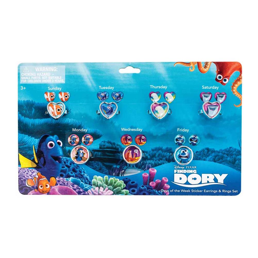 Alla Ricerca Di Dory - Orecchini Sticker E Anelli Per Tutta La Settimana - Foto 1