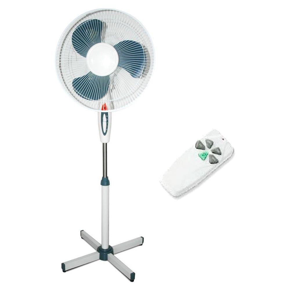 Ventilatore A Piantana 40w Con Telecomando Regolabile 3 Velocità Bianco 2611 - Foto 1