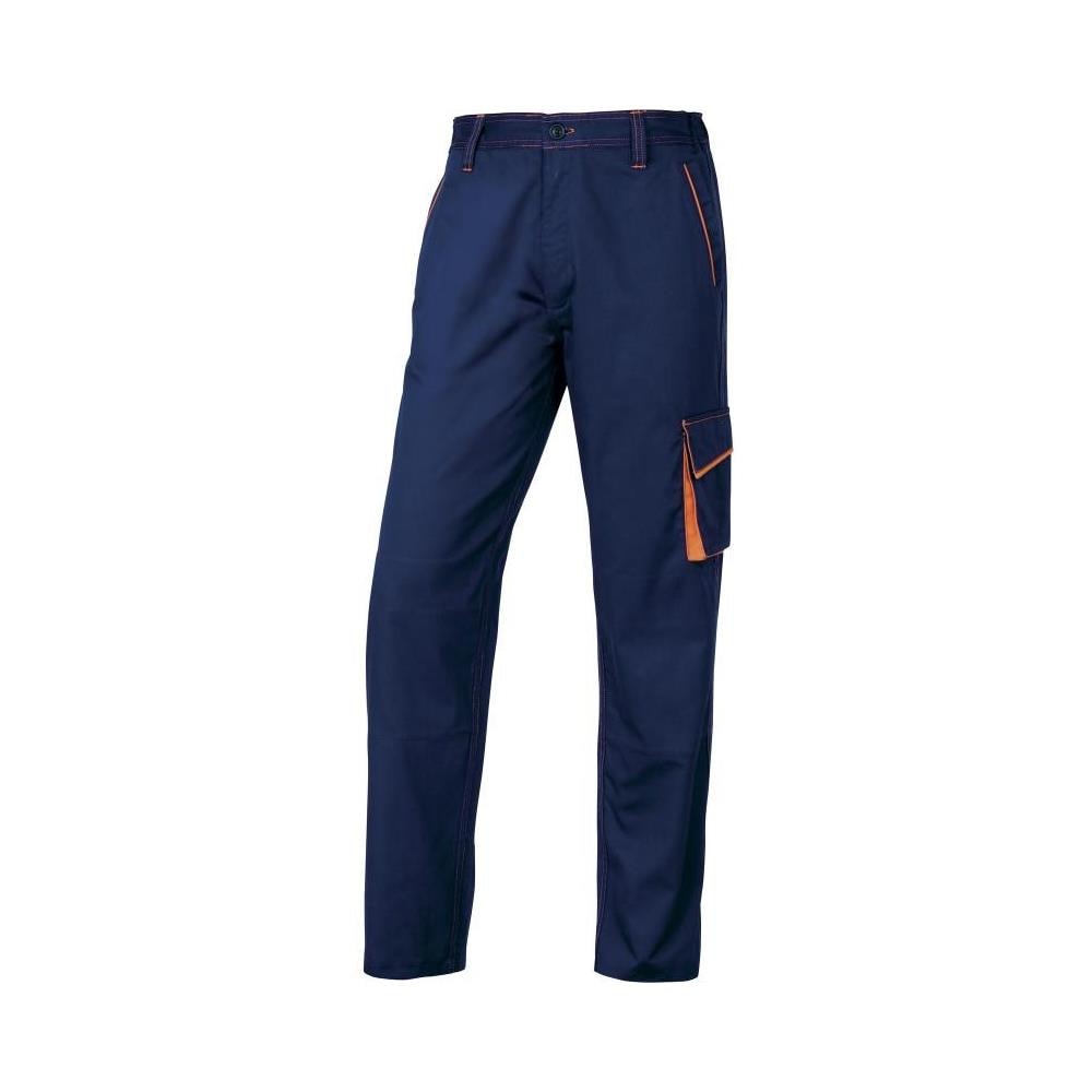 Deltaplus - Pantaloni Da Lavoro Blu / arancio - Taglia Xxl - M6pan - Foto 1