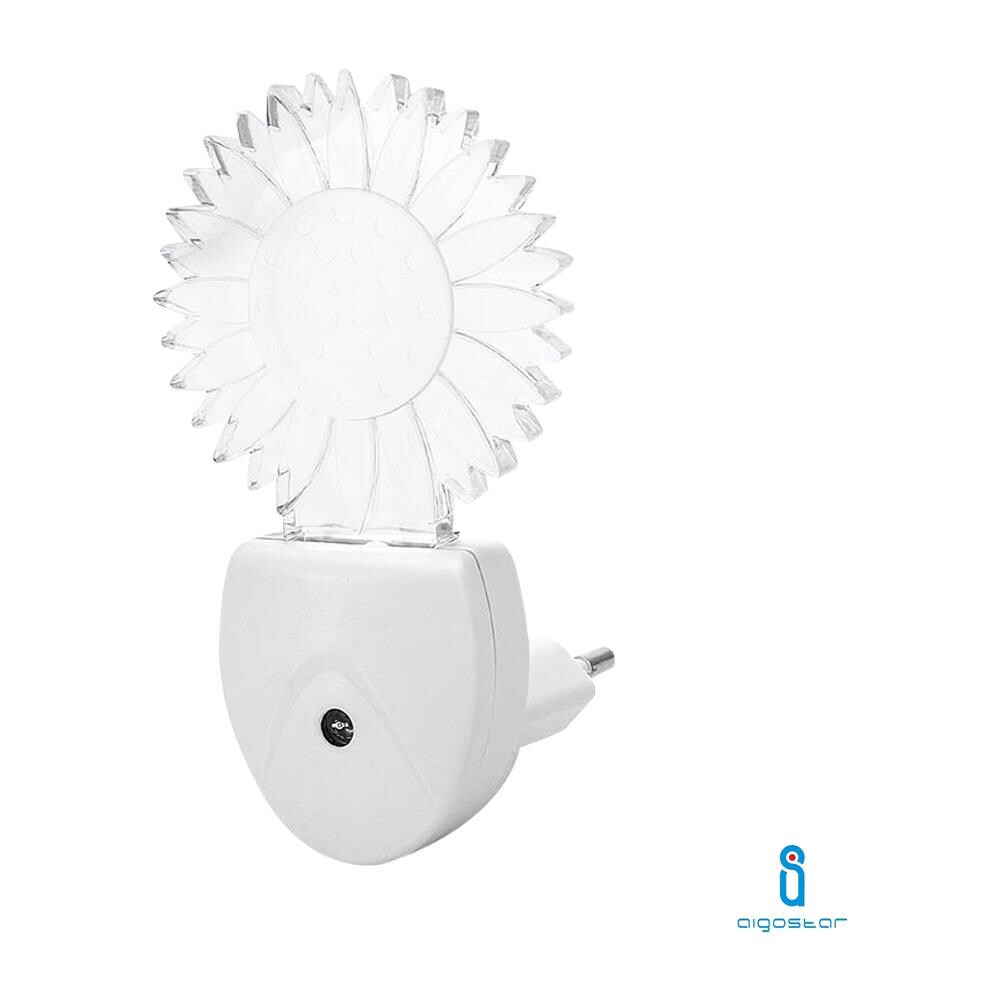 Luce Spia Notturna Lampada Led Rgb Con Sensore Fiore - Foto 1