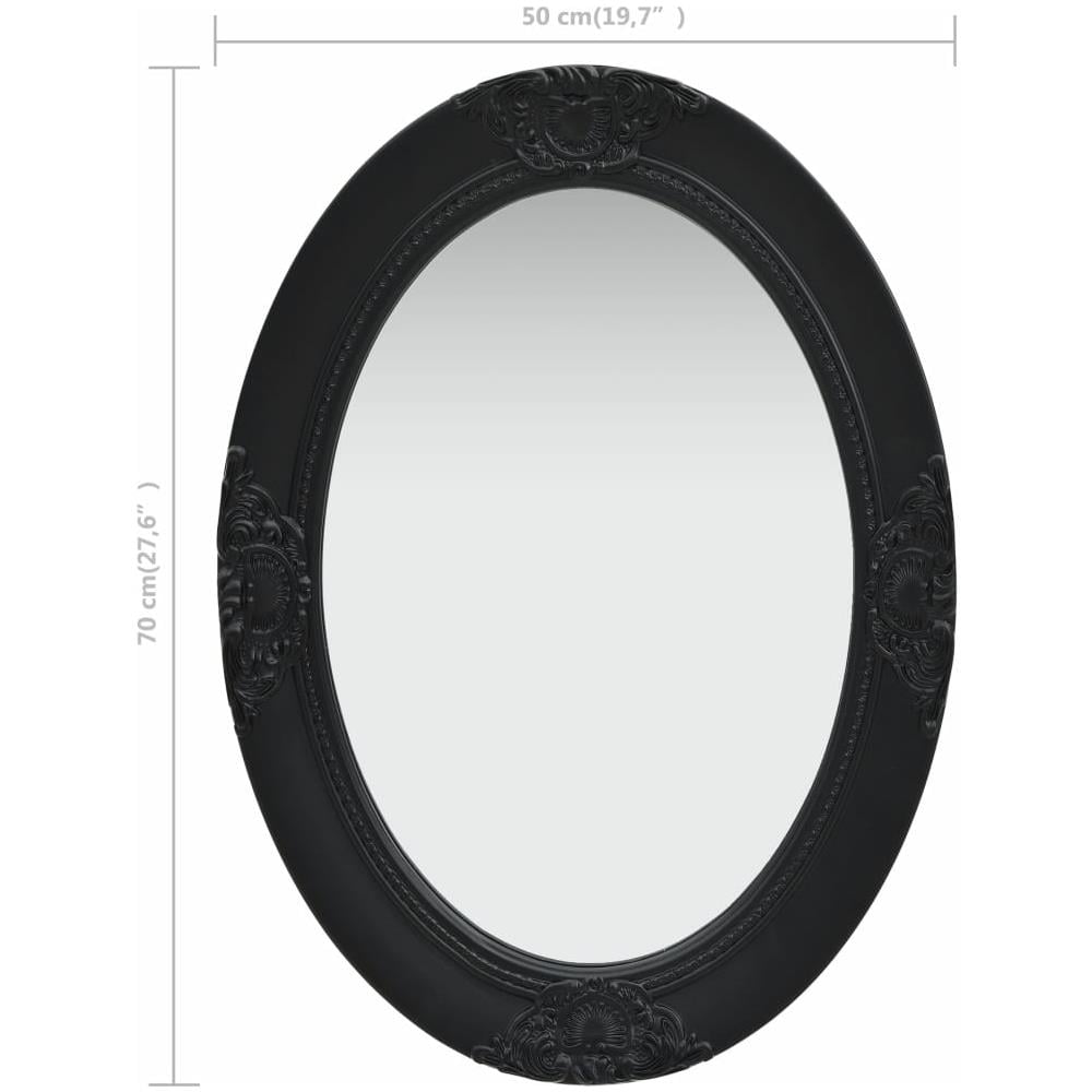 Specchio Da Parete Stile Barocco 50x70 Cm Nero - Foto 6