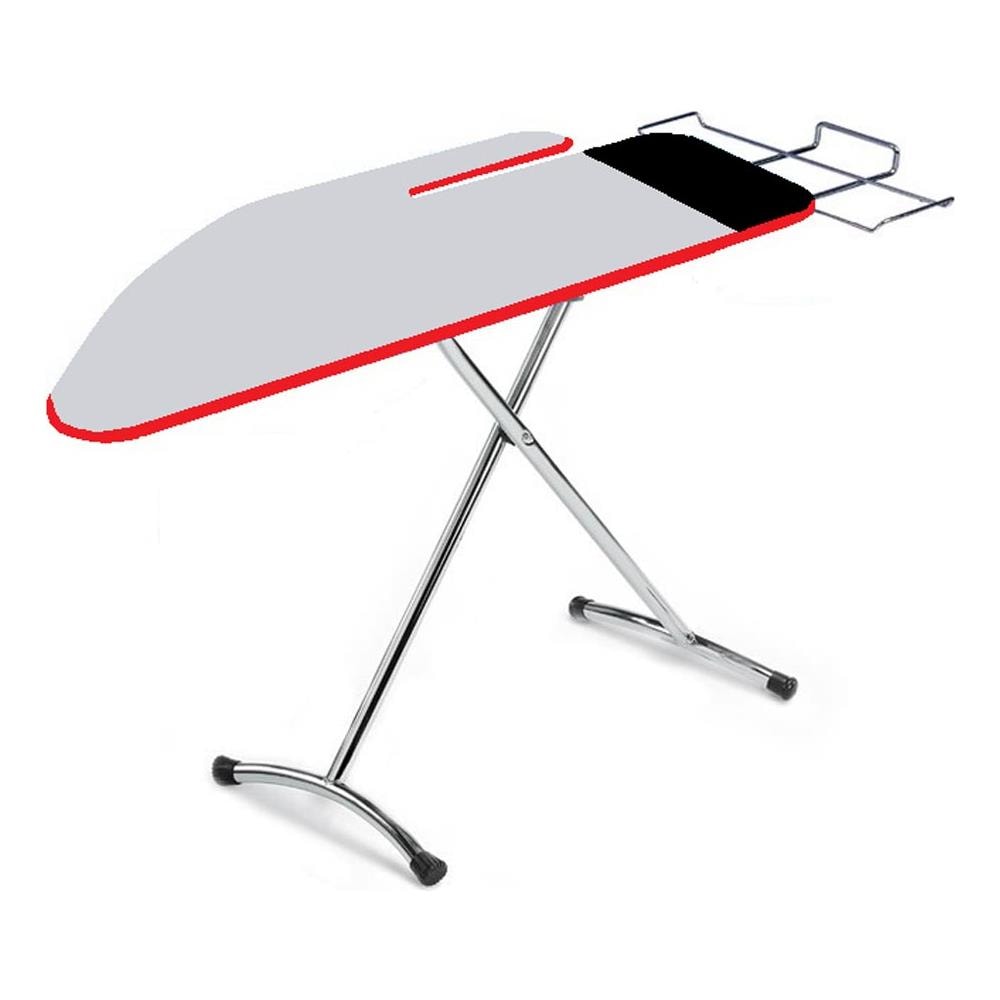 Asse Da Stiro Top House Italia Star - Salvaspazio, Robusto, Con Copertina Anti-piega E Supporto Caldaia - 114x36 Cm