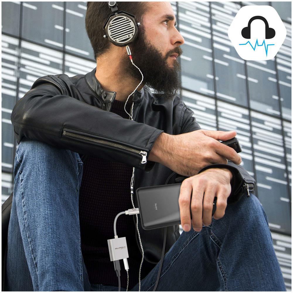 Adattatore Usb-c Audio E Ricarica A Usb-c / Jack 3.5mm Femmina Argento - Foto 2