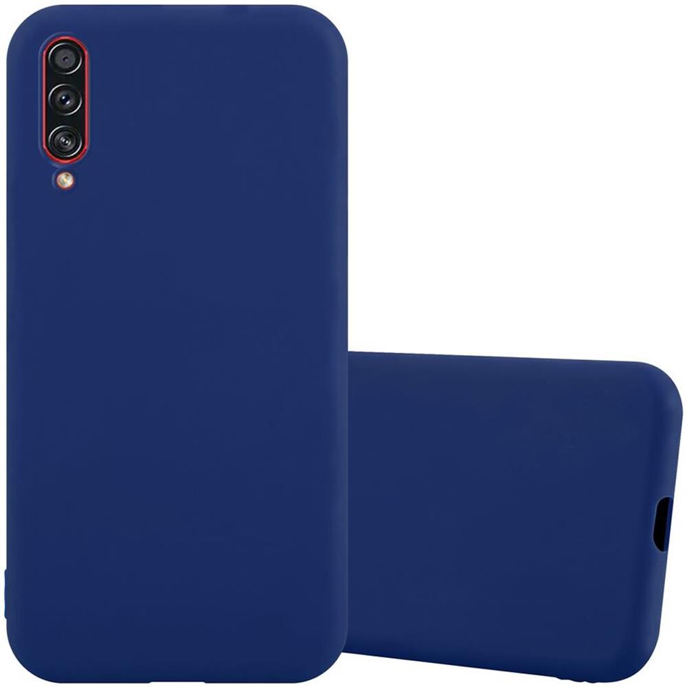 Custodia Compatibile Con Samsung Galaxy A70s In Candy Blu Scuro - Coperchio Protettivo In Silicone Tpu Flessibile - Foto 1