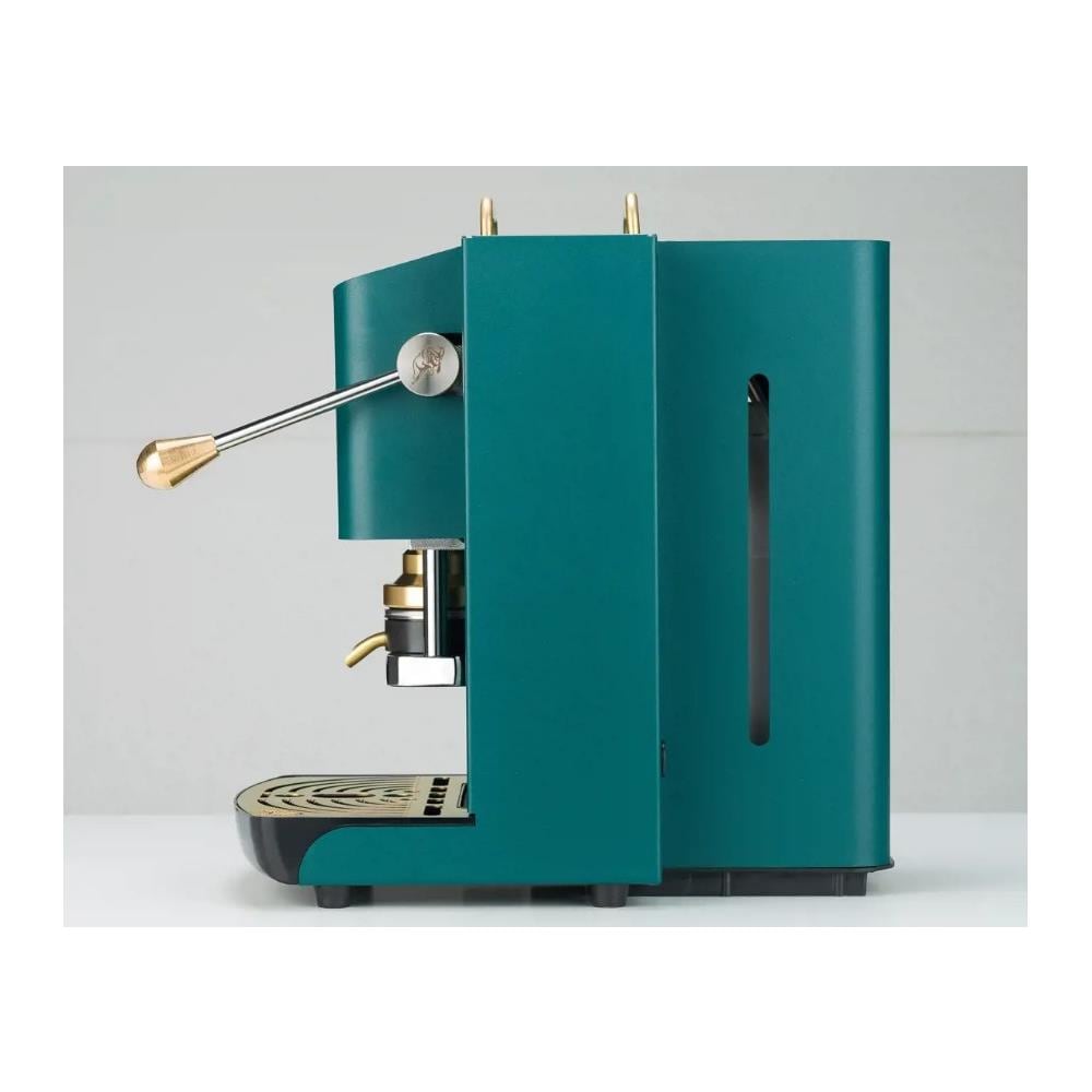 Macchina da Caffè Espresso Semi automatica Pro Mini Deluxe Serbatoio 1.3 Lt. Potenza 500 Watt Colore Verde - Foto 4