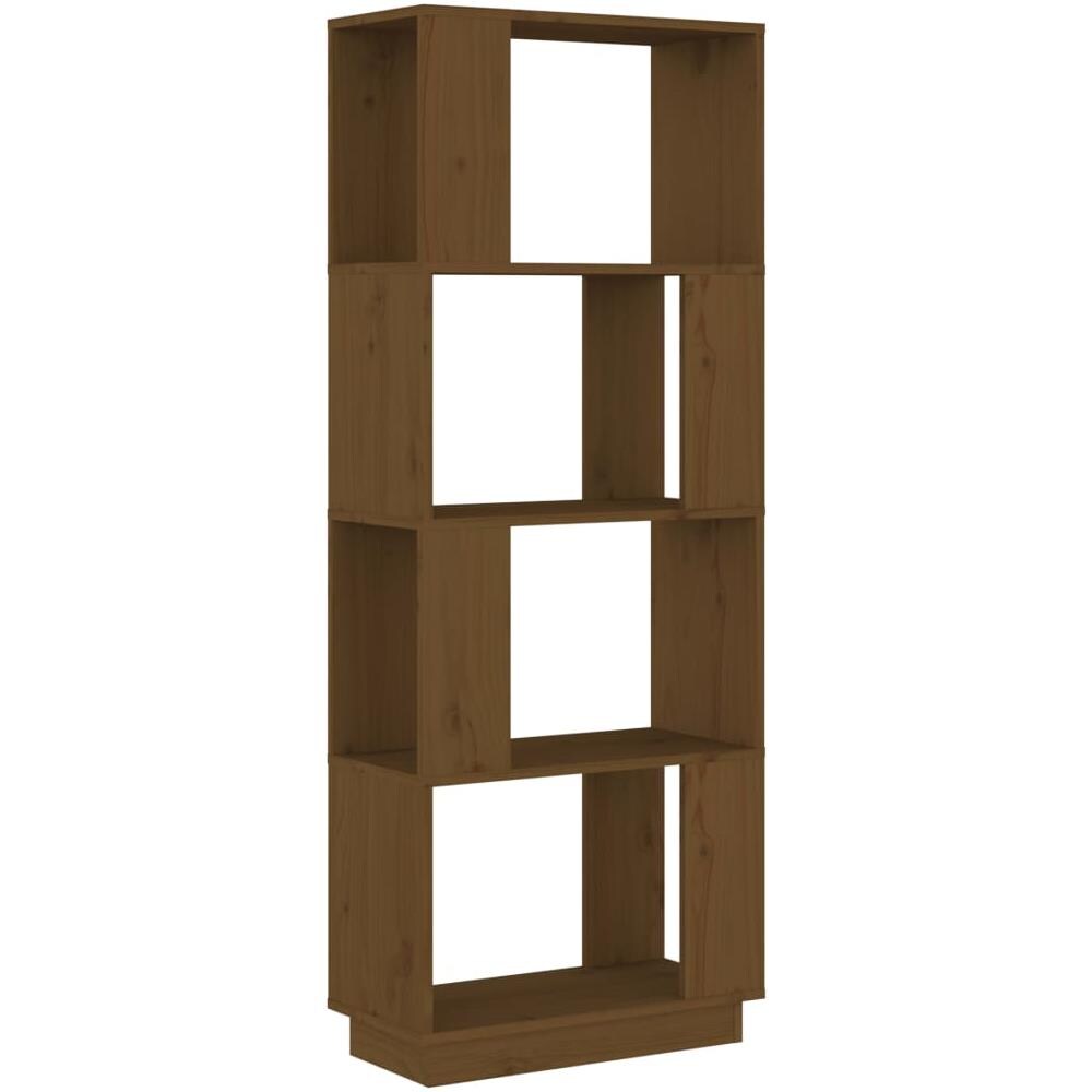 Libreria / divisorio Miele 51x25x132 Cm In Legno Massello Di Pino - Foto 2