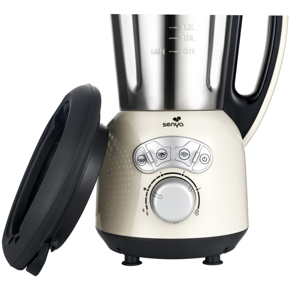 Frullatore Riscaldato Cook&ice Crema E Il Suo Cestello A Vapore In Silicone Da 2l - Foto 2