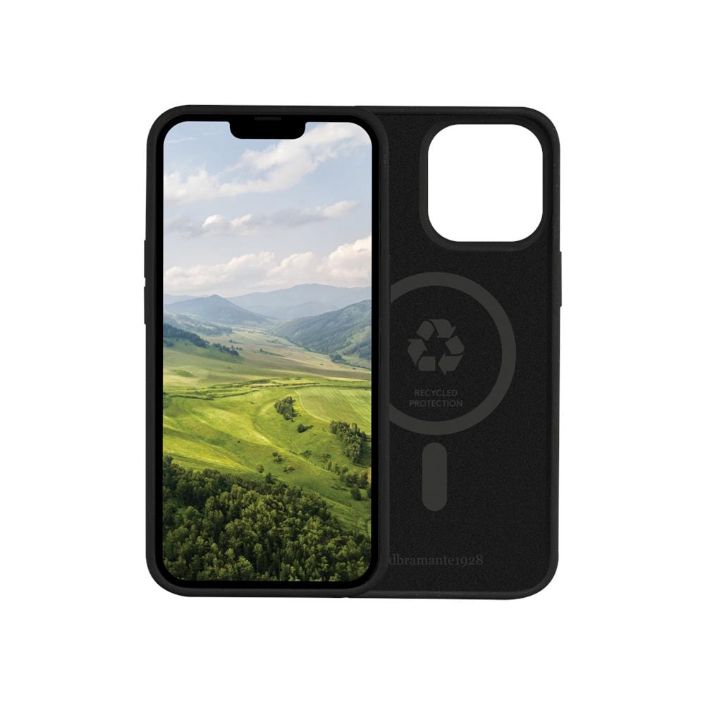 Monaco - Custodia per iPhone 14 Pro Max in Plastica Riciclata - Nero - Foto 1