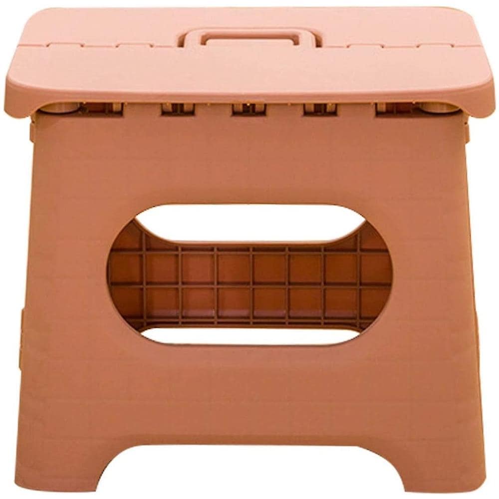 HOUSE DAY Sgabello Pieghevole 46cm Grigio - Sgabello Portatile, Antiscivolo, Resistente Fino A 136kg, Per Casa E Esterno - Foto 10