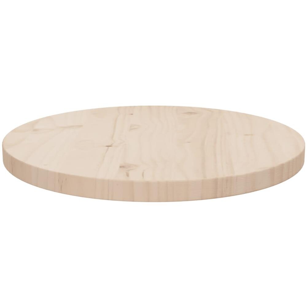 Piano Tavolo 40x2,5 Cm In Legno Massello Di Pino - Foto 2