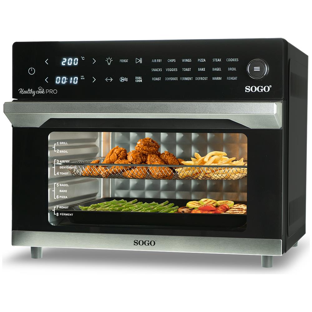 Friggitrice ad Aria FRE-SS-10495 Capacità 30 Litri 1800 Watt Colore Nero - Foto 1