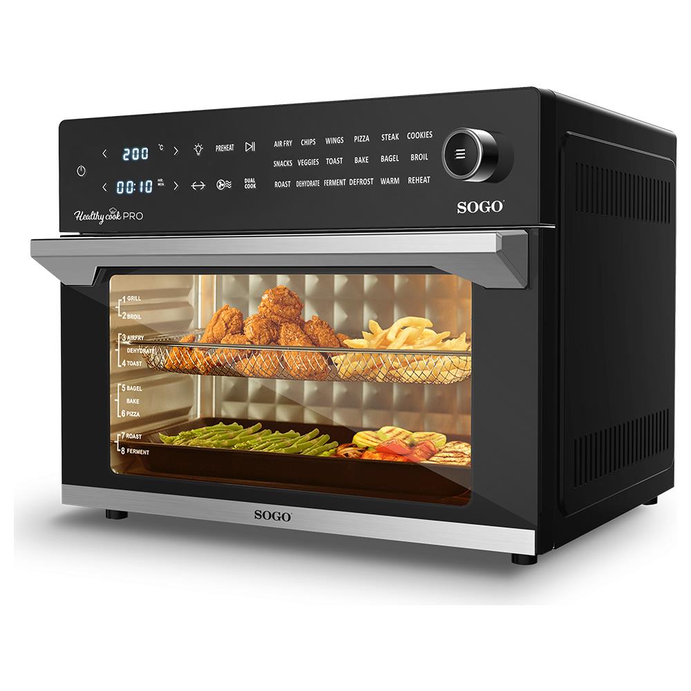 Friggitrice ad Aria FRE-SS-10495 Capacità 30 Litri 1800 Watt Colore Nero - Foto 2