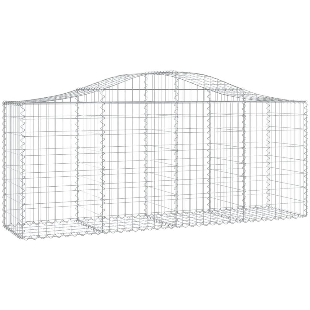 Cesti Gabbioni Ad Arco 40 Pz 200x50x80/100 Cm Ferro Zincato - Foto 2