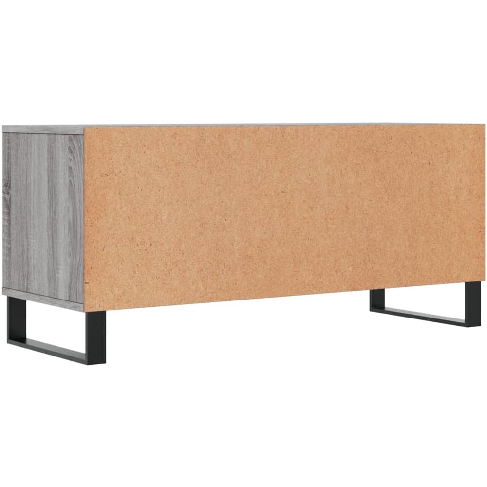 Mobile Porta Tv Grigio Sonoma 100x34,5x44,5cm Legno Multistrato - Foto 10