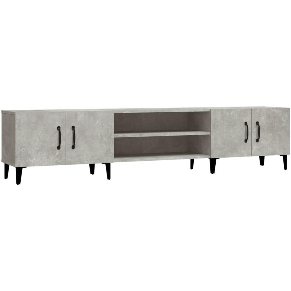Mobile Porta Tv Grigio Cemento 180x31,5x40 Cm Legno Multistrato - Foto 2