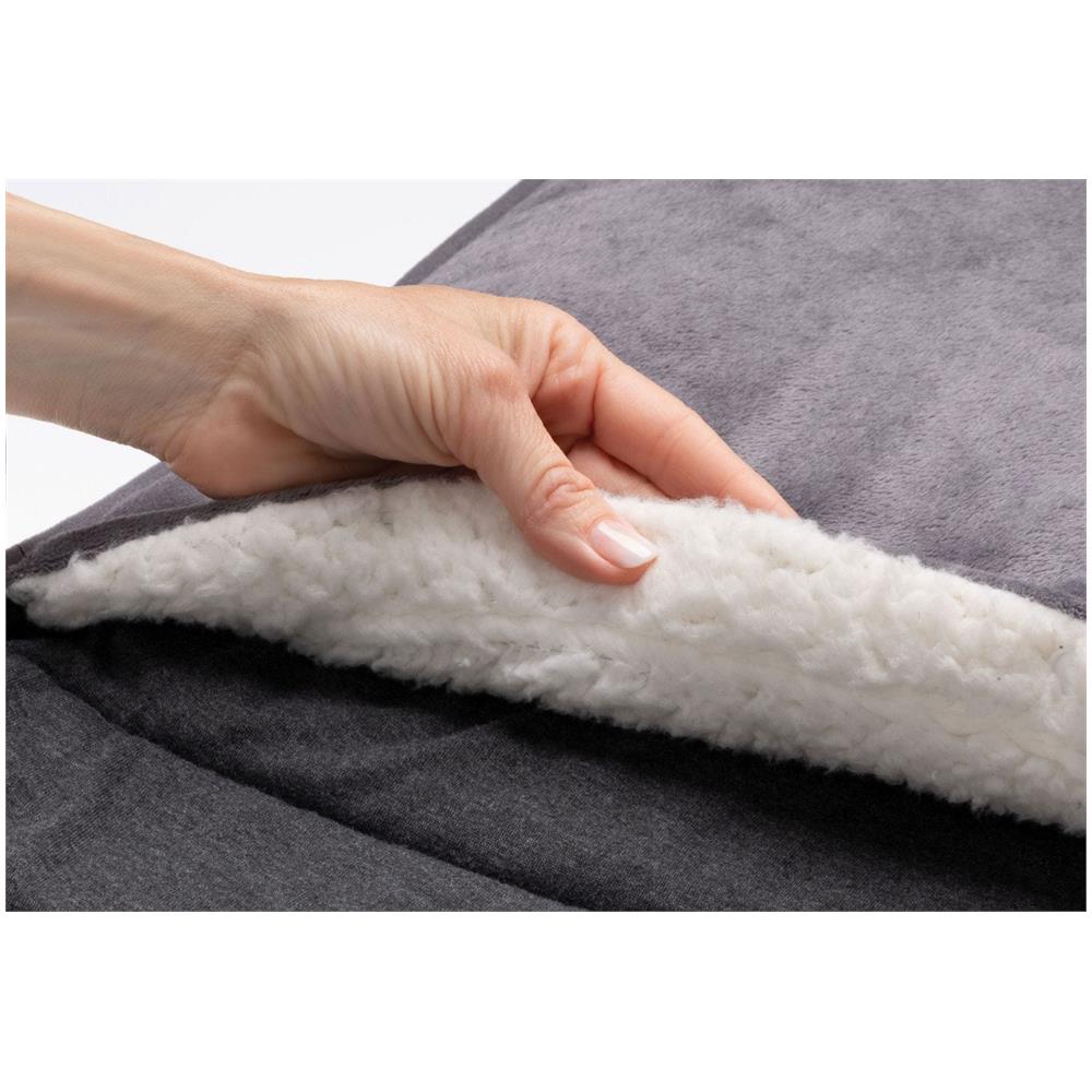 Scaldapiedi Intellisense Feet con Dimensioni 48 x 50 cm 5 Livelli Temperature Potenza 110 W Colore Grigio - Foto 2